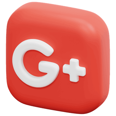 3D Google Plus Icon