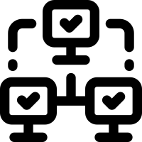 lan line icon. Clean and minimalist icon for websites and mobile apps.