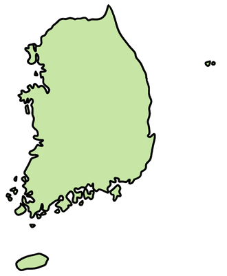 한국 지도