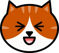 猫の顔絵文字