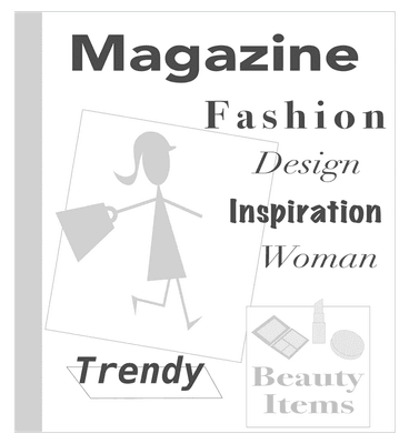 Monochrome Newspaper and Magazine Icons Collection