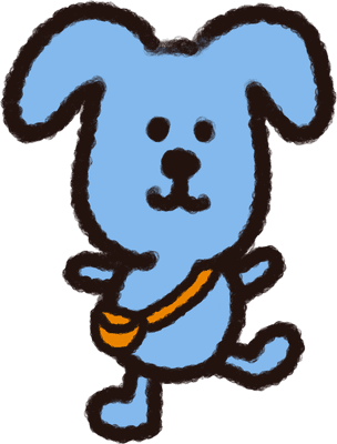 파란강아지