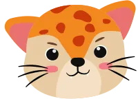 Cute Chibi Style Female Tiger Character Illustration 귀여운 치비 스타일 여성 호랑이 캐릭터 일러스트