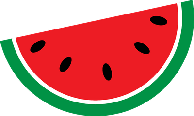 수박 빨간 조각 watermelon