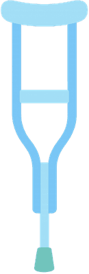 목발 이미지