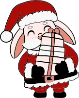 Santa Bunny 6