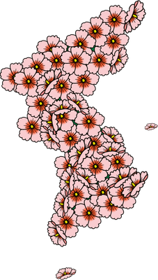 한반도 지도