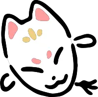 마츠리 일본 축제 여우가면 낙서