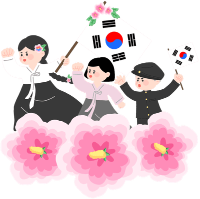 독립운동가 일러스트