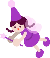 귀여운 작은 꼬마 요정 05 SVG