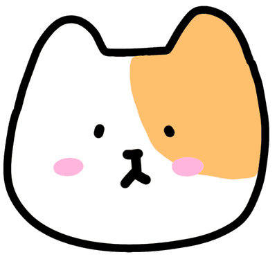 귀여운 고양이 얼굴