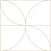 Minimalistic Monoline Geometric Lined Shape Composition