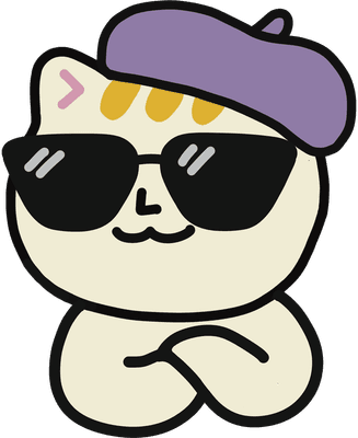 멋진 고양이 캐릭터