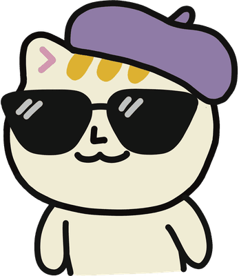 멋진 고양이 캐릭터