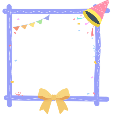 생일 축하 프레임 일러스트. 생일을 축하하는 프레임, 배경 틀 디자인
