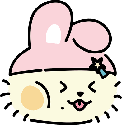 kawaii-rabbit-happy-face-clipart-set04