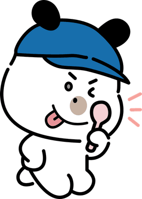 kawaii-dog-eating-clipart-set05