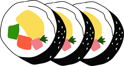 김밥 일러스트