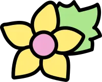 손그림 꽃 식물 일러스트