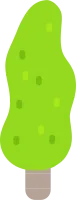 깔끔 단순한 나무 비정형 svg