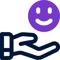 gratitue filled color icon. Modern and suitable icon for websites and mobile apps.