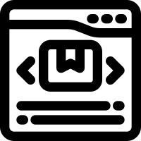online catalog line icon. Clean and minimalist icon for websites and mobile apps.