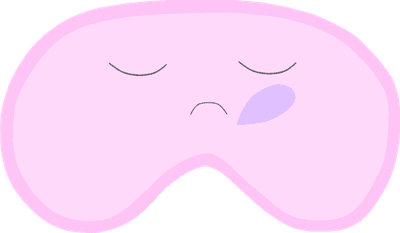 수면안대 일러스트