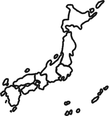 일본지도_일본지도 라인
