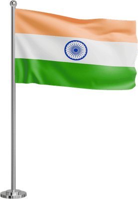 3d india flag