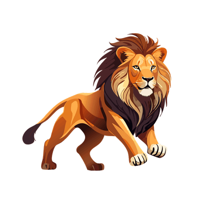 Cartoon lion