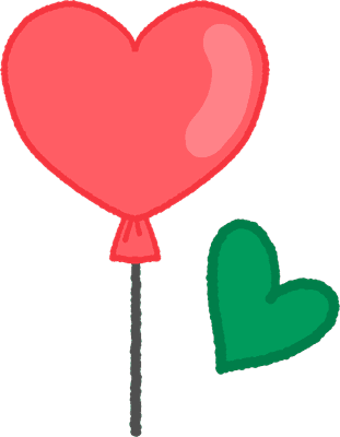 하트풍선 heart balloon