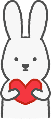 하트 토끼 heart bunny