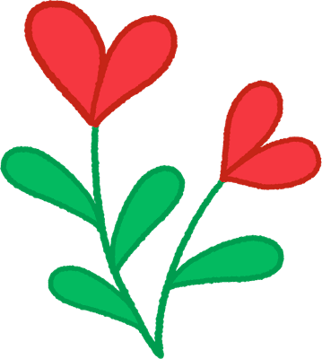 하트 꽃 heart flower