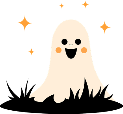 Halloween Vector Clip Art Ghosts