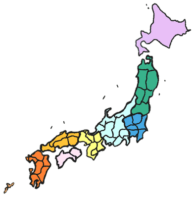 일본지도