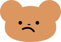 시무룩 곰 캐릭터