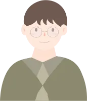 안경 쓴 남자