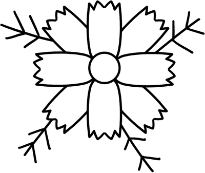 코스모스 색칠