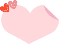 Cute Doodle Paper Sticky Note, Valentine's Day