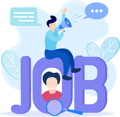 Illustration vector recruitment