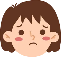 Worried Girls expression