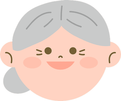 할머니 얼굴