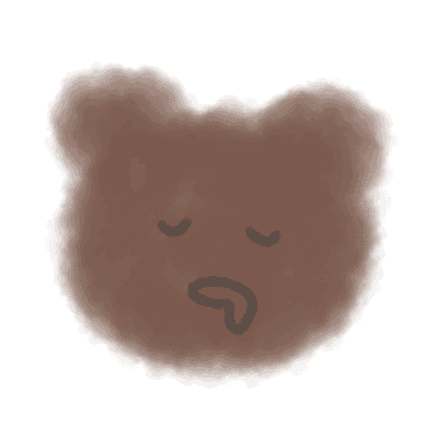 表情豊かなくま