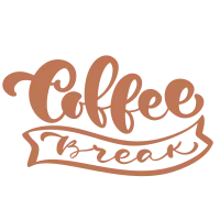Coffee Lettering Vector Hand Drawn Illustration