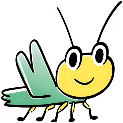Cute Minimal Kawaii Insects Clipart
