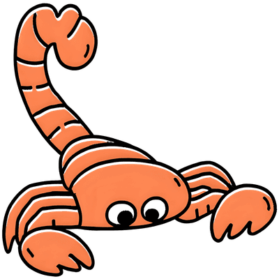 Cute Minimal Kawaii Insects Clipart