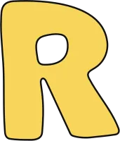 알파벳 대문자 R