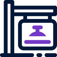 restaurant dual tone icon. Sleek and modern icon for websites and mobile apps.