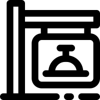 restaurant line icon. Clean and minimalist icon for websites and mobile apps.