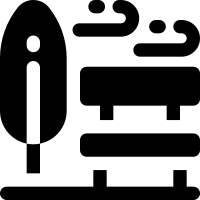 park glyph icon. Strong and solid icon for websites and mobile apps.